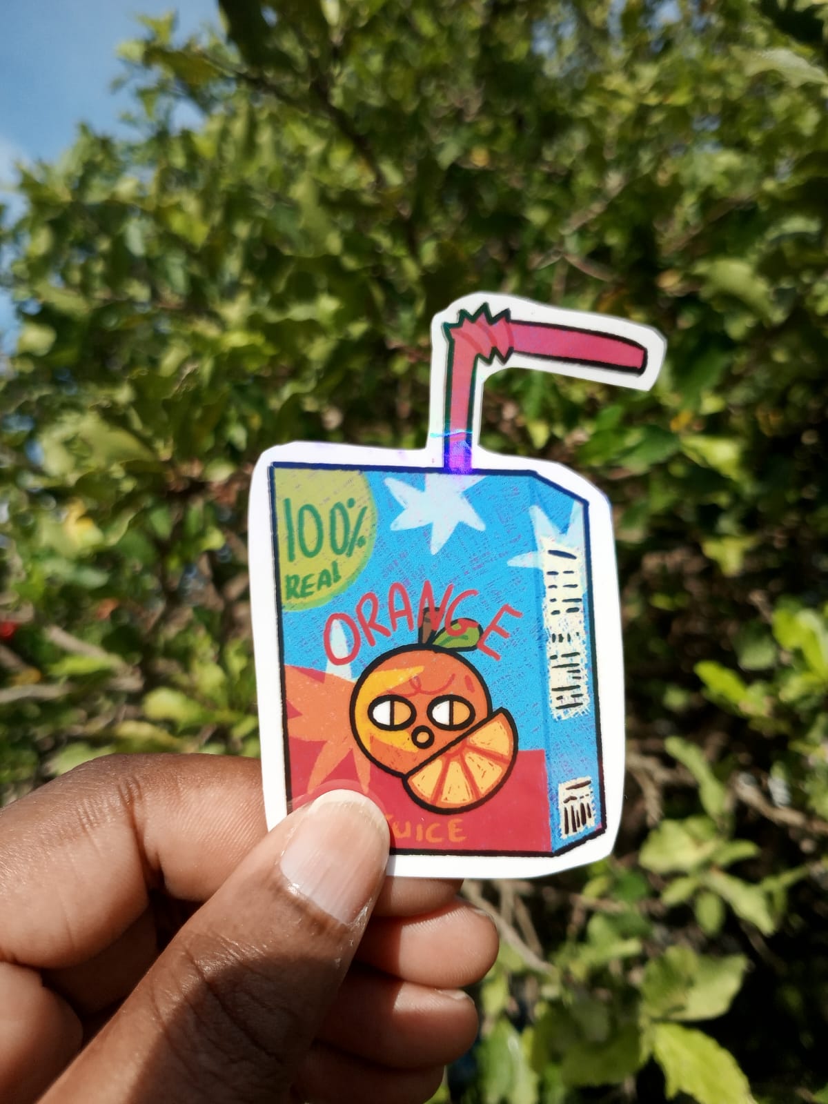 Juice Box Die-Cut Stickers